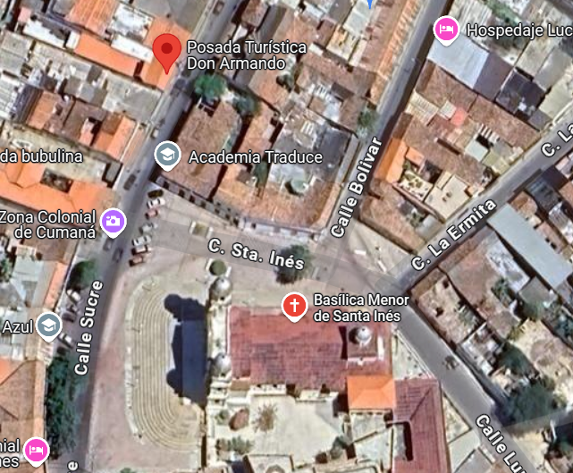 Don Armando Hotel Location Map